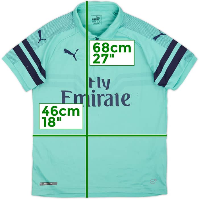 2018-19 Arsenal Third Shirt - 4/10 - (XL.Boys)