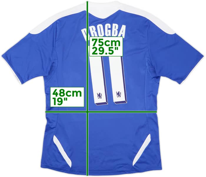 2011-12 Chelsea Home Shirt Drogba #11 - 9/10 - (M)