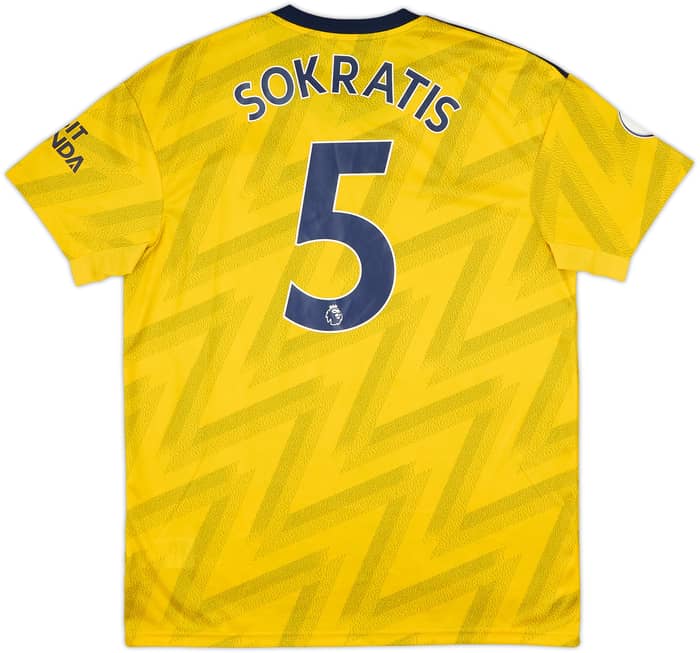 2019-20 Arsenal Away Shirt Sokratis #5 - 8/10 - (L)