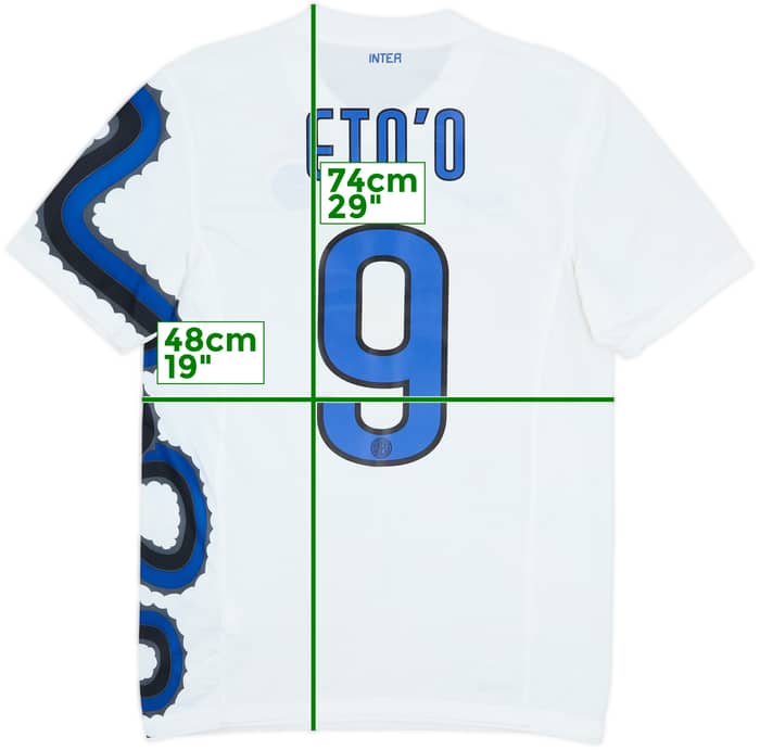 2010-11 Inter Milan Away Shirt Eto'o #9 - 7/10 - (S)