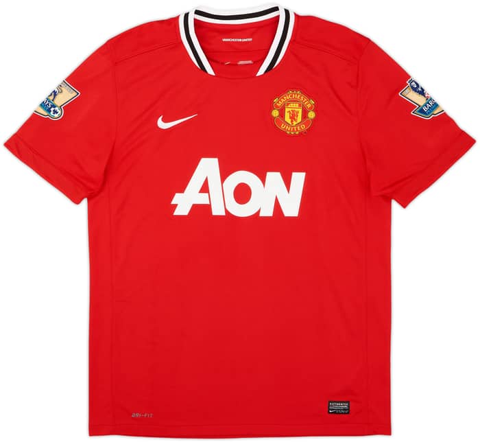 2011-12 Manchester United Home Shirt Giggs #11 - 9/10 - (L)