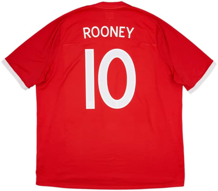 2010-11 England Away Shirt Rooney #10 - 6/10 - (XXL)
