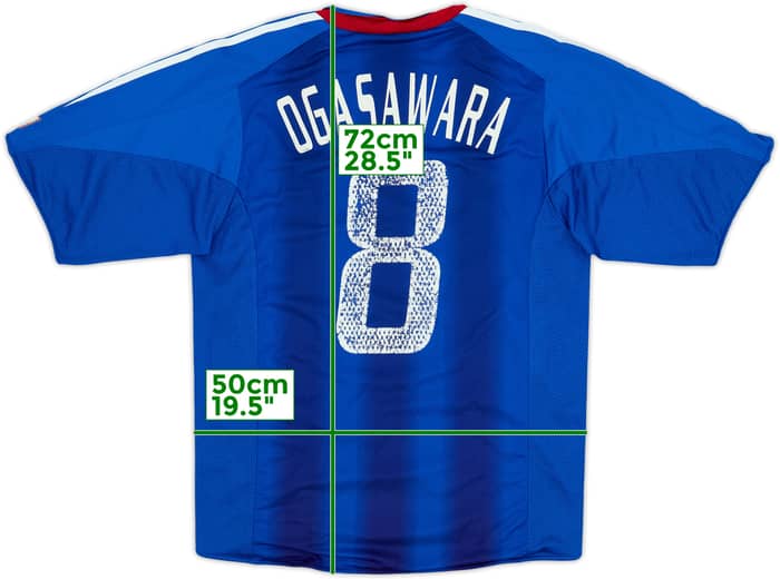 2004-06 Japan Player Issue Home Shirt Ogasawara #8 - 3/10 - (S)