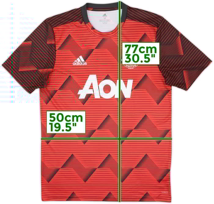 2019-20 Manchester United adidas Training Shirt - 10/10 - (M)