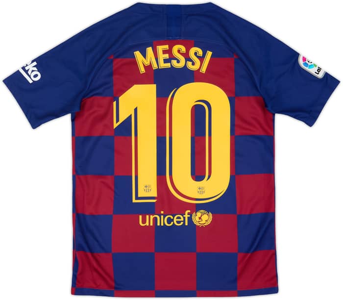 2019-20 Barcelona Home Shirt Messi #10 - 8/10 - (XL.Boys)