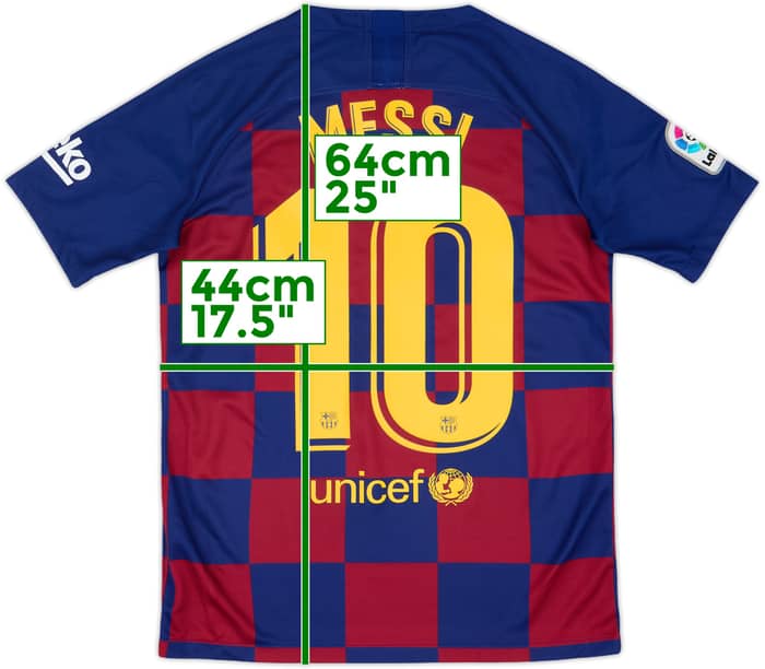 2019-20 Barcelona Home Shirt Messi #10 - 8/10 - (XL.Boys)