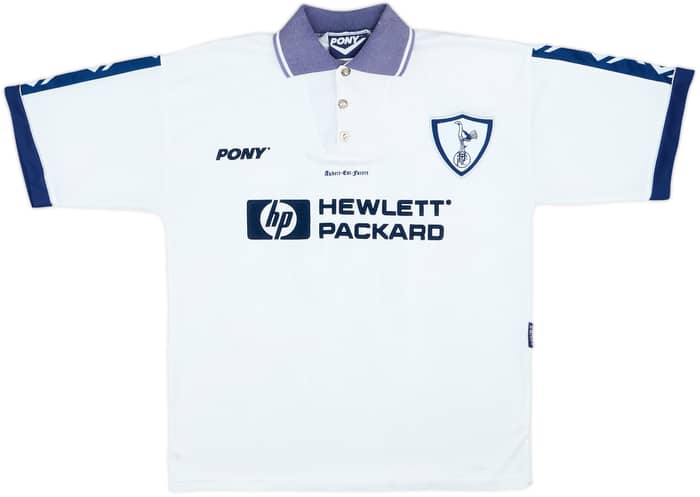 1995-97 Tottenham Home Shirt Sheringham #10 - 7/10 - (M)