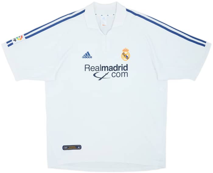 2001 Real Madrid Home Shirt Raul #7 - 8/10 - (XL)