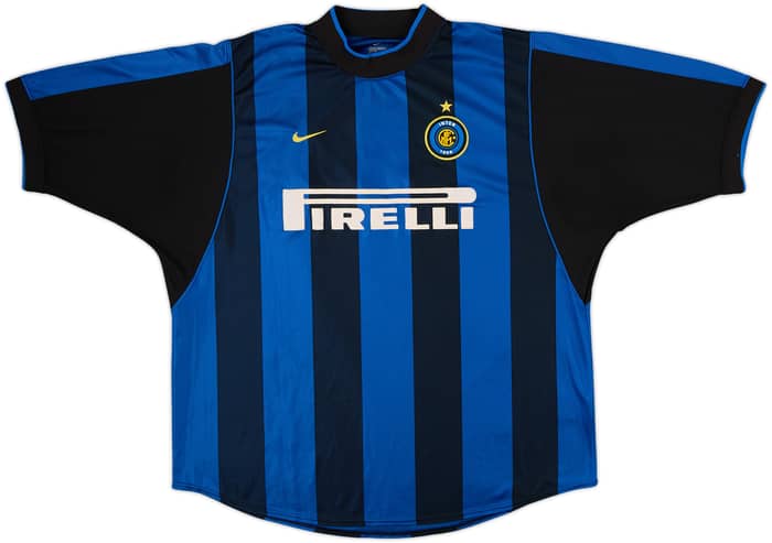 2000-01 Inter Milan Home Shirt Ronaldo #9 - 9/10 - (XL)