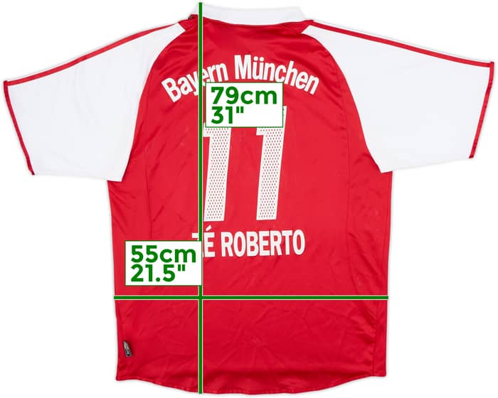 2003-04 Bayern Munich Home Shirt Ze Roberto #11 - 5/10 - (L)