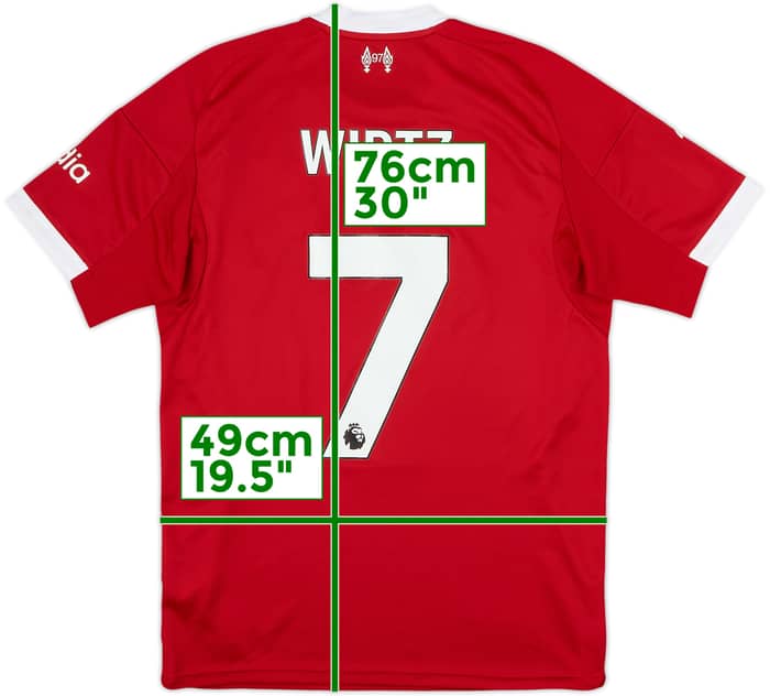 2025-26 Liverpool Home Shirt Wirtz #7 - 10/10 - (M)