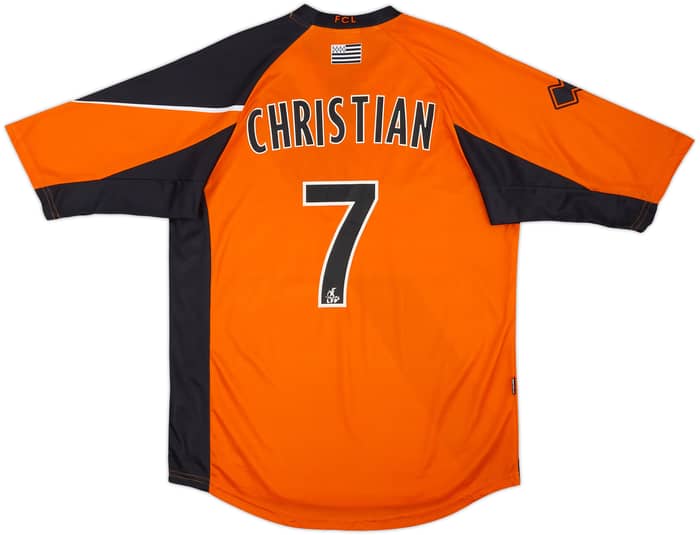 2008-09 Lorient Home Shirt Christian #7 - 6/10 - (XXL)
