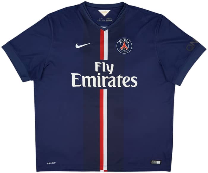 2014-15 Paris Saint-Germain Home Shirt Ibrahimovic #10 - 6/10 - (XXL)