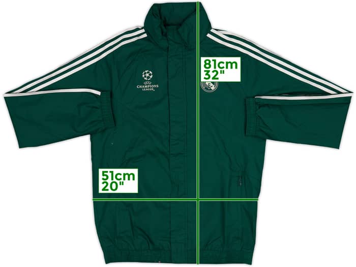 2012-13 Real Madrid adidas CL Hooded Rain Jacket - 8/10 - (S)