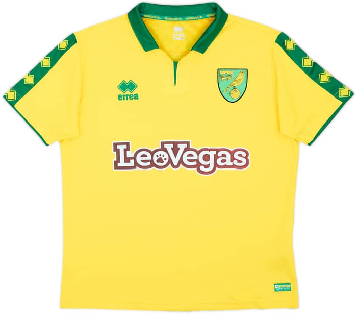 2017-18 Norwich Home Shirt - 8/10 - (M)