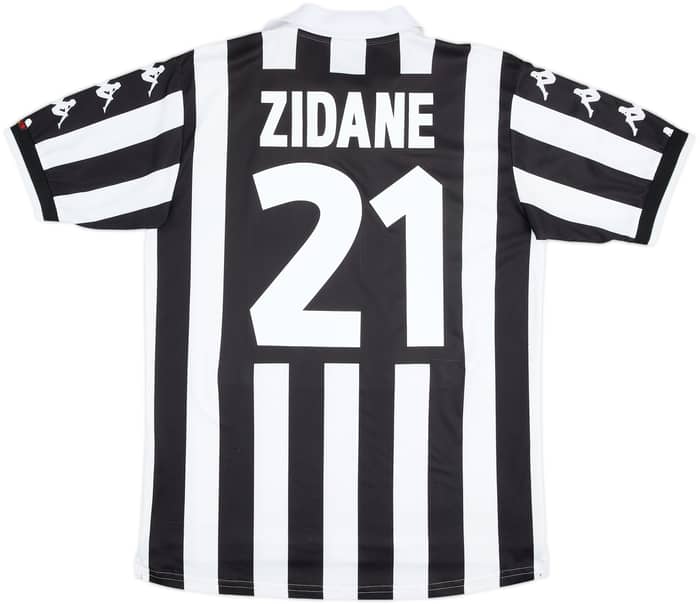 1999-00 Juventus Home Shirt Zidane #21 - 7/10 - (L)