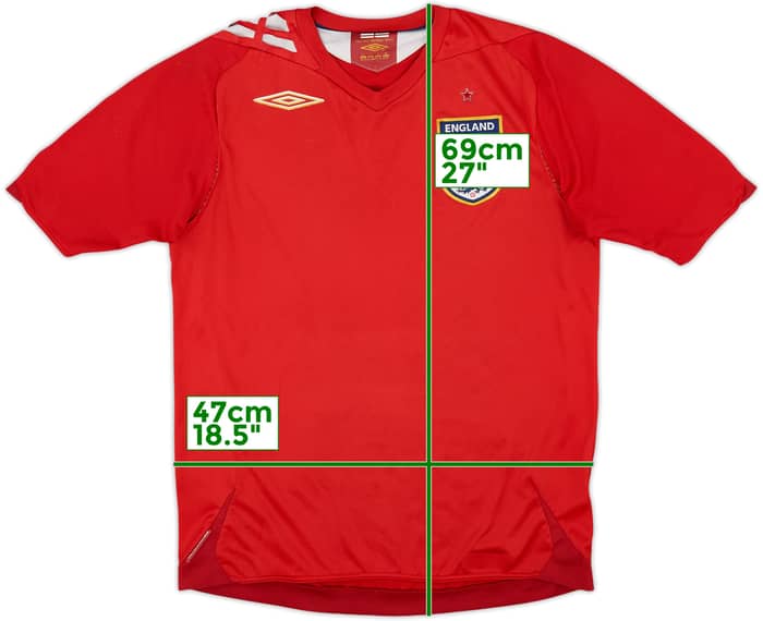 2006-08 England Away Shirt - 5/10 - (S)