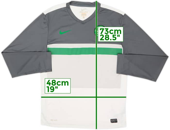 2011-12 Celtic Nike Training L/S Shirt - 6/10 - (M)