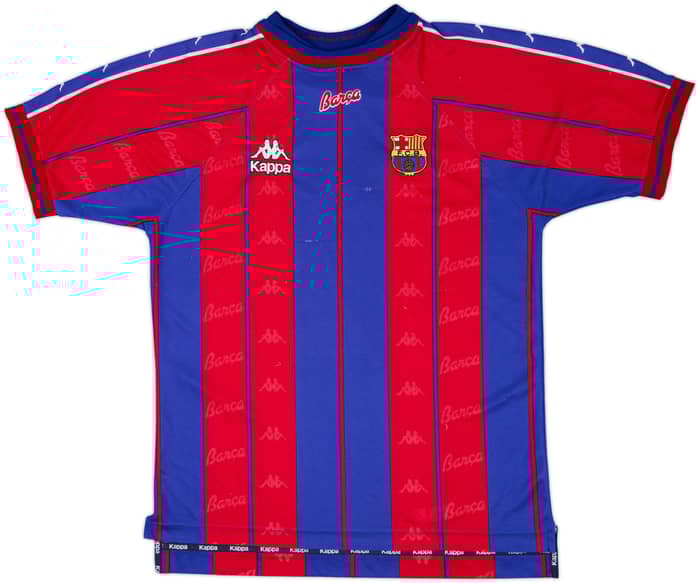 1997-98 Barcelona Home Shirt - 7/10 - (L)
