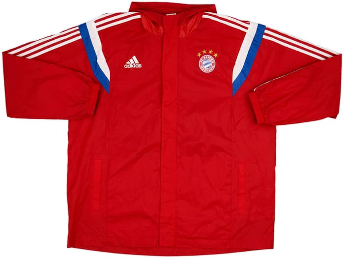 2014-15 Bayern Munich adidas Hooded Rain Jacket - 8/10 - (XXL)