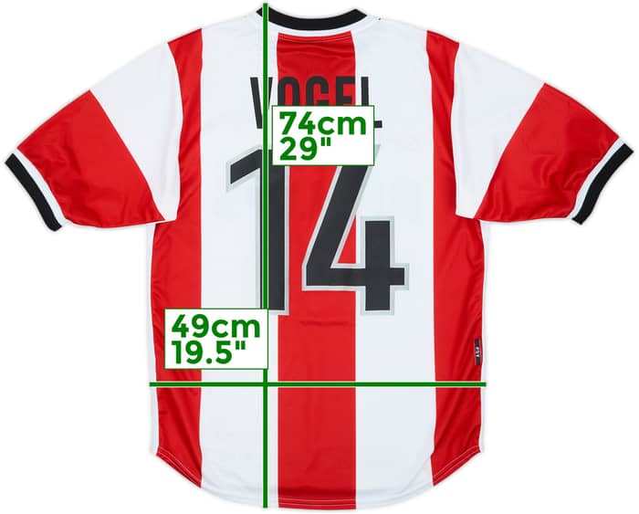 1998-00 PSV Home Shirt Vogel #17 - 8/10 - (S)