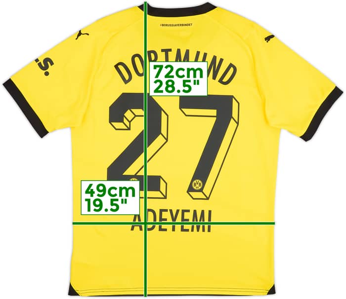 2023-24 Borussia Dortmund Home Shirt Adeyemi #27 - 10/10 - (M)