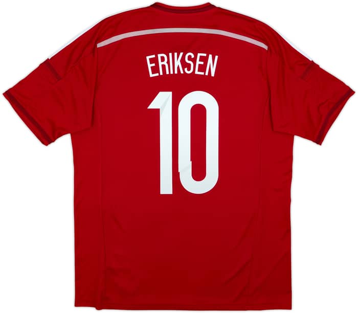 2014-15 Denmark Home Shirt Eriksen #10 - 10/10 - (L)