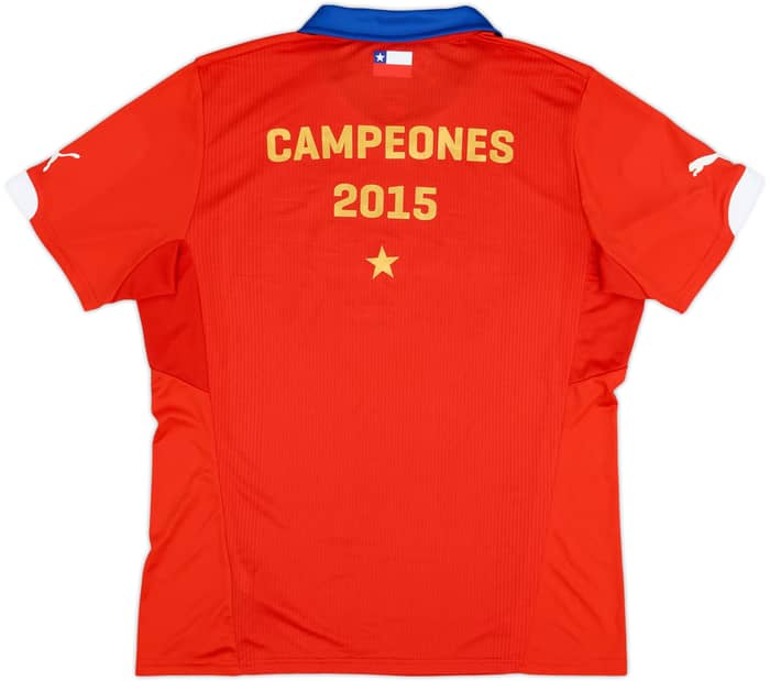 2014-15 Chile 'Campeones' Home Shirt - 8/10 - (XL)