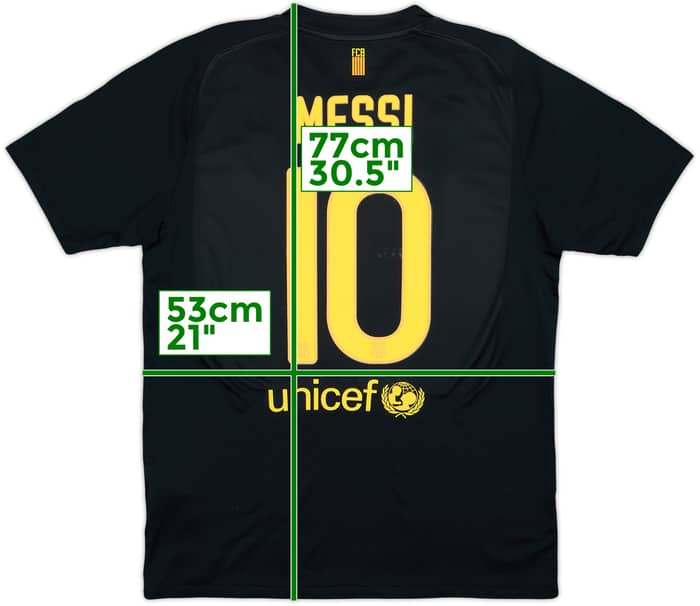 2011-12 Barcelona Away Shirt Messi #10 - 5/10 - (L)