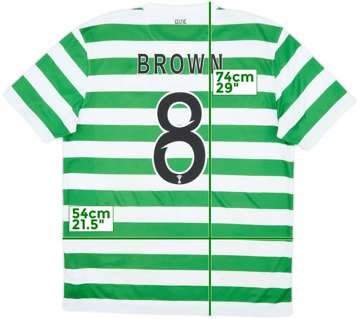 Camiseta de local '125th Anniversary' del Celtic 2012-13 Marrón #8 - 7/10 - (L)