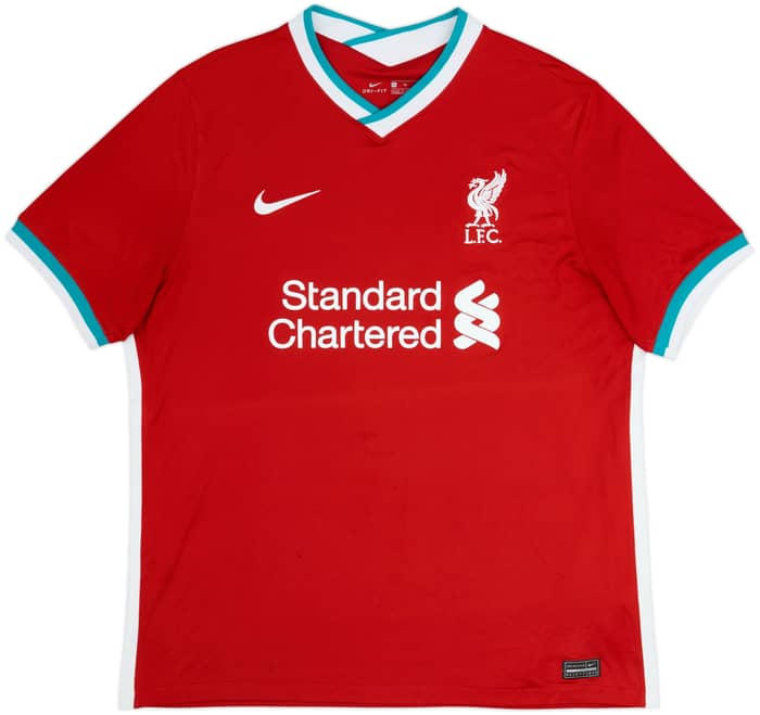 2020-21 Liverpool Home Shirt M.Salah #11 - 5/10 - (XL)