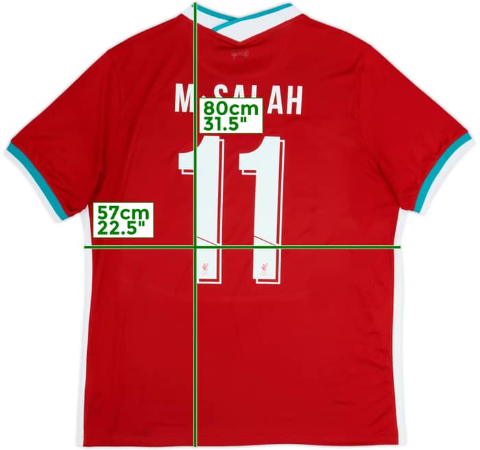 2020-21 Liverpool Home Shirt M.Salah #11 - 5/10 - (XL)