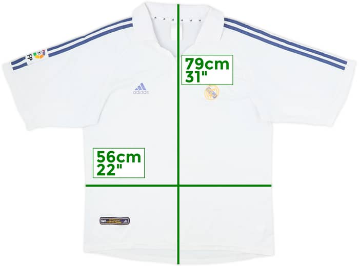 2001 Real Madrid Home Shirt - 4/10 - (XL)
