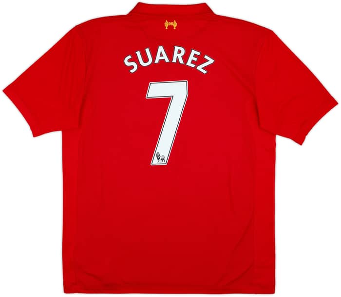2012-13 Liverpool Home Shirt Suarez #7 - 5/10 - (XL)
