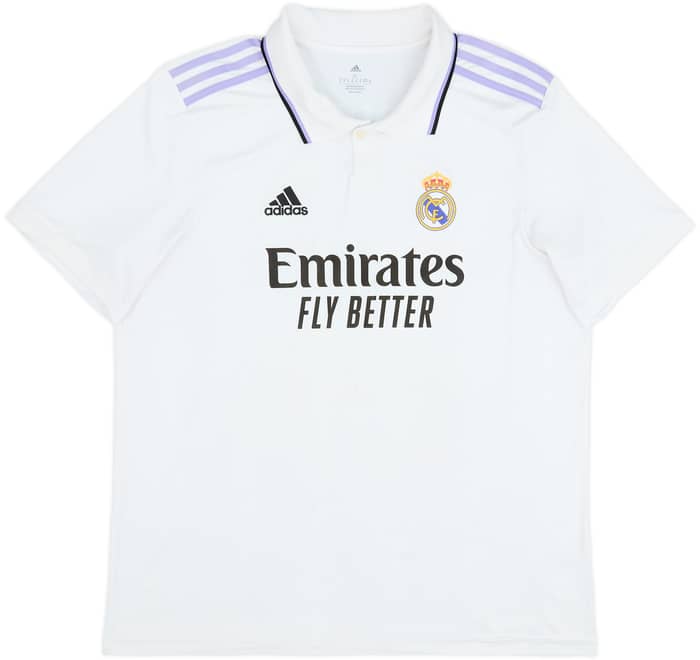 2022-23 Real Madrid Home Shirt Tchouameni #18 - 6/10 - (XL)