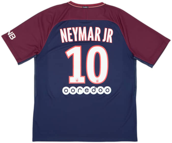 Camiseta de local del Paris Saint-Germain 2017-18 Neymar Jr #10 - 6/10 - (L)