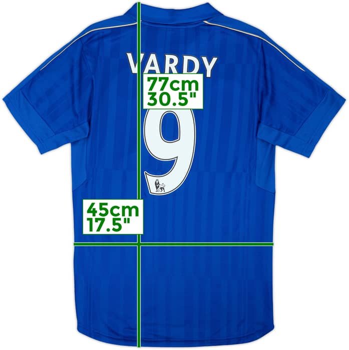 2016-17 Leicester Camiseta de local Vardy #9 - 8/10 - (S)