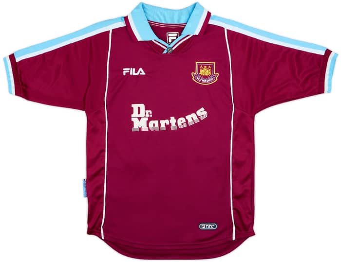 1999-01 West Ham Home Shirt Cole #26 - 5/10 - (L.Boys)