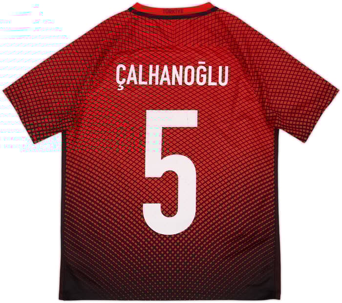 2016-17 Turkey Home Shirt Calhanoglu #5 - 6/10 - (L)