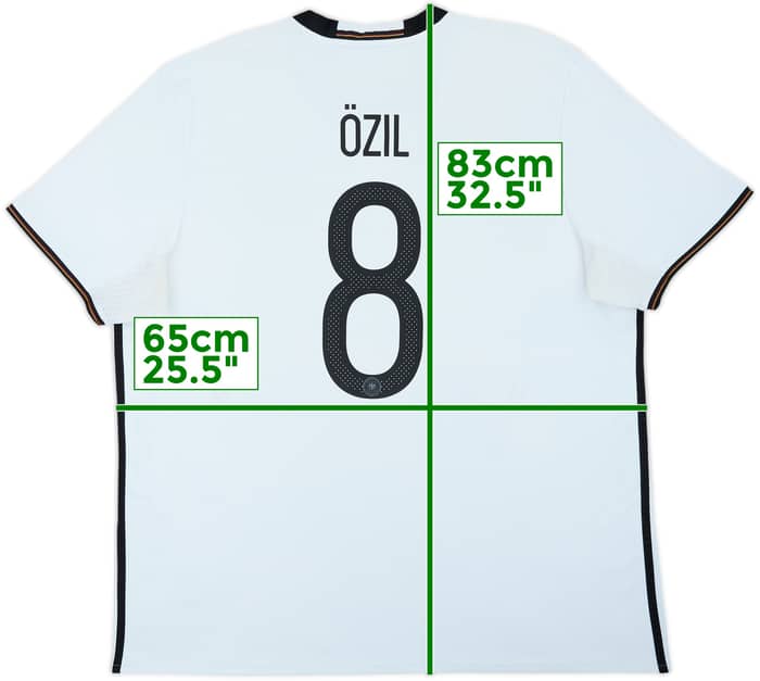 2015-16 Germany Home Shirt Ozil #8 - 6/10 - (XXL)