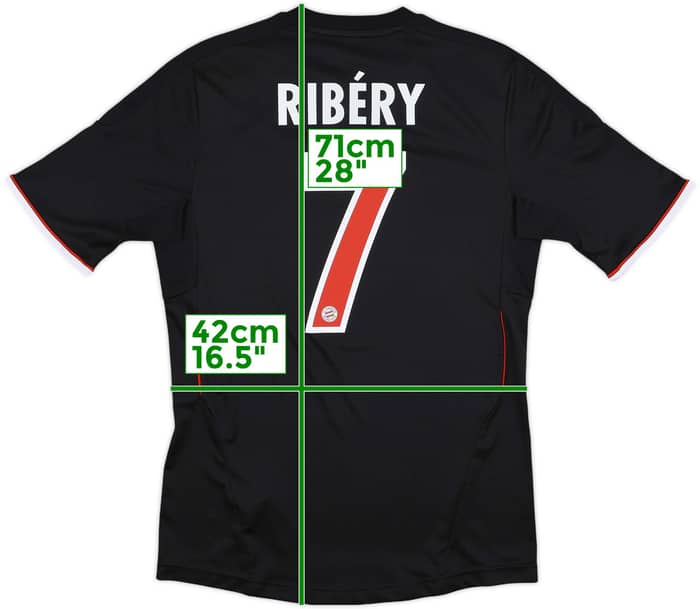 2011-12 Bayern Munich Third Shirt Ribery #7 - 10/10 - (S)
