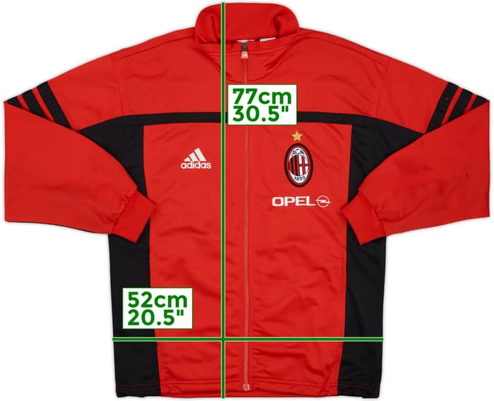 2000-01 AC Milan adidas Track Jacket - 9/10 - (S)