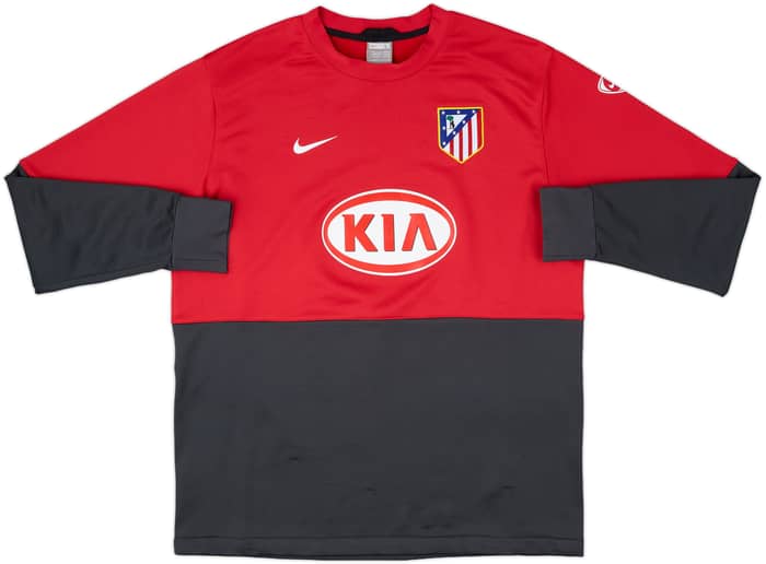 2009-10 Atletico Madrid Nike Sweat Top - 7/10 - (L)