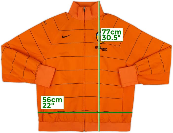 2008-09 Valencia Nike Track Jacket - 8/10 - (L)