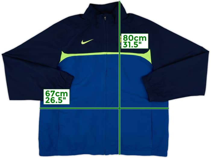 2010-11 Barcelona Nike Track Jacket - 8/10 - (XL)