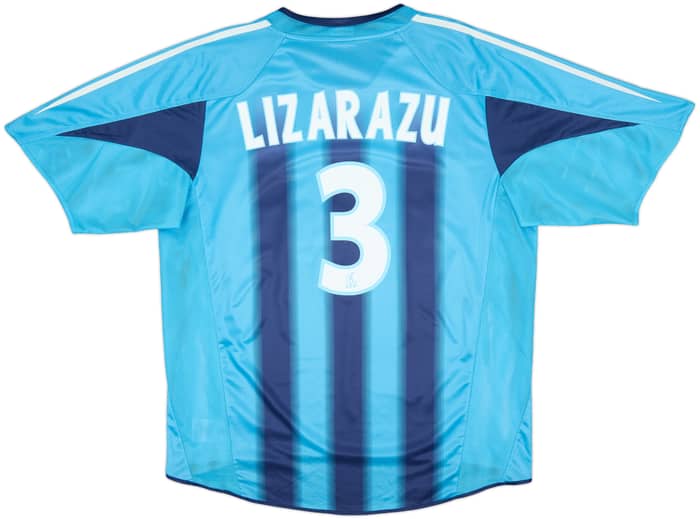 2004-05 Olympique Marseille Away Shirt Lizarazu #3 - 9/10 - (L)