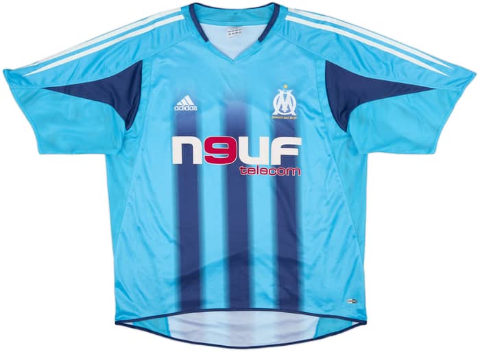 2004-05 Olympique Marseille Away Shirt Lizarazu #3 - 9/10 - (L)