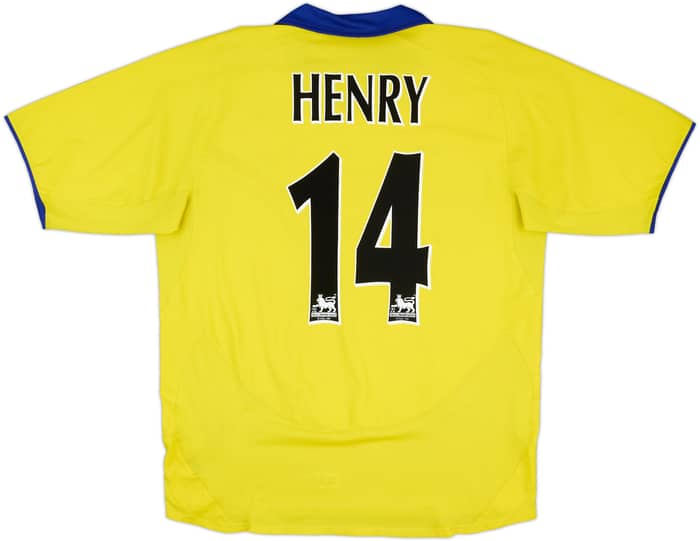 2003-05 Arsenal Away Shirt Henry #14 - 8/10 - (L)