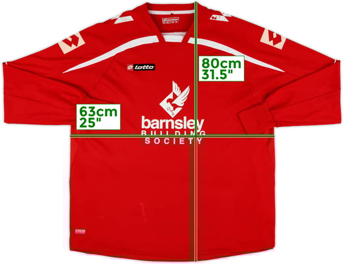 2010-11 Barnsley Home L/S Shirt - 5/10 - (XL)