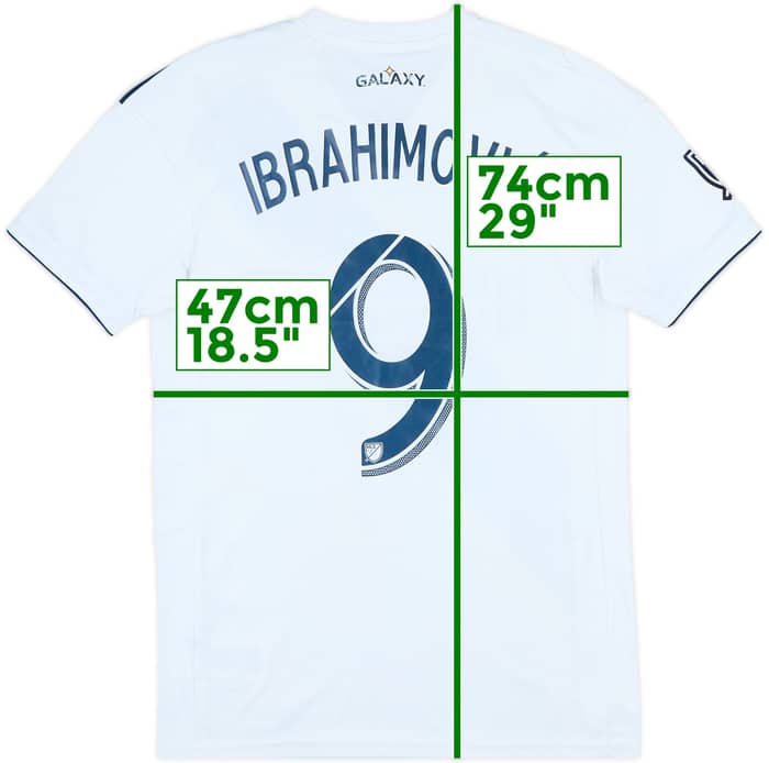 2018-20 LA Galaxy Home Shirt Ibrahimovic #9 - 7/10 - (S)